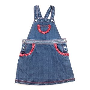 Hanna Andersson Denim Skirt Overalls